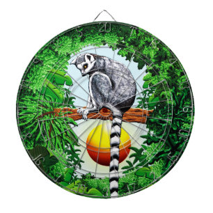 Lemur of Madagascar Dartboard
