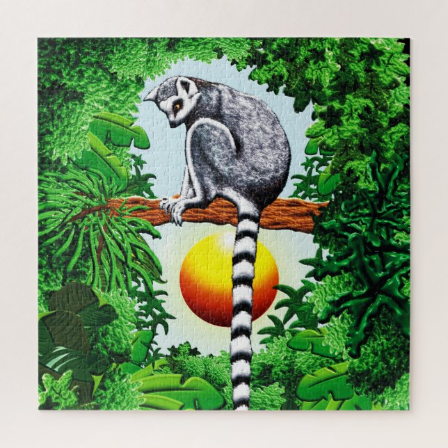 Lemur of Madagascar Jigsaw Puzzle (Vertical)