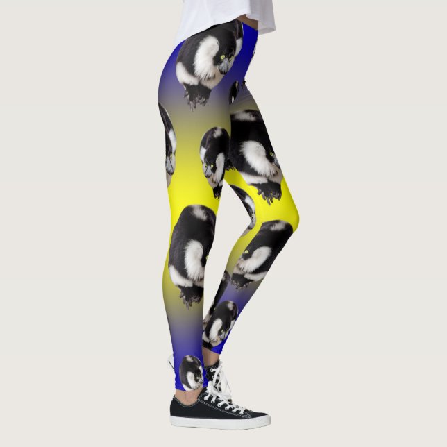 Lemur  Surprise, Ladies Full print Leggings (Right)