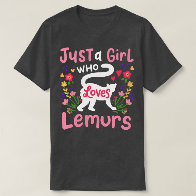 Lemurs Lemur Lover 2 T-Shirt (Design Front)