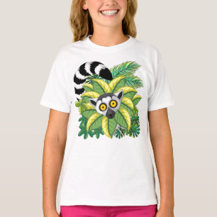 Lemurs of Madagascar in Exotic Jungle T-Shirt