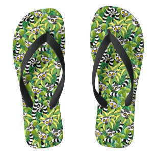 Lemurs of Madagascar in Exotic Jungle Thongs