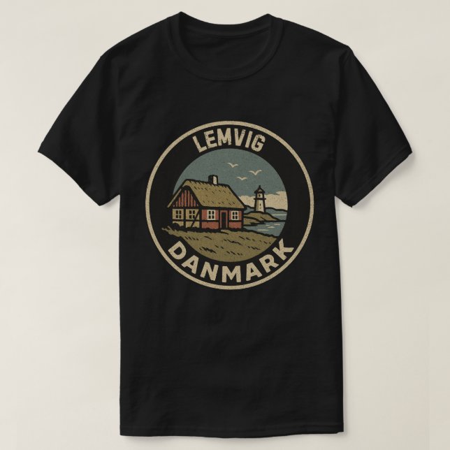 Lemvig, Denmark Danmark  T-Shirt (Design Front)