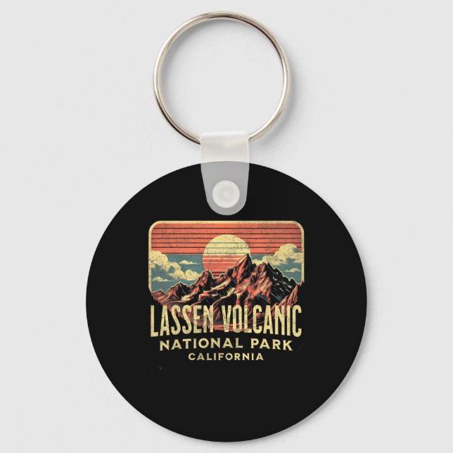 Len Volcanic National Park  Key Ring (Front)