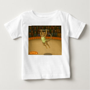 Lena leopard trapeze artist baby T-Shirt