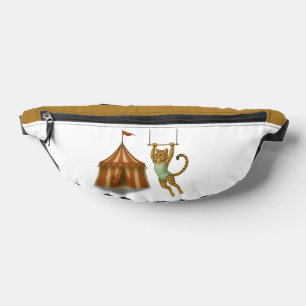 Lena leopard trapeze artist bum bags