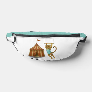 Lena leopard trapeze artist bum bags