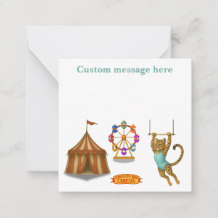 Lena leopard trapeze artist card