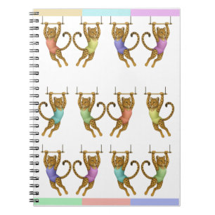 Lena leopard trapeze artist notebook