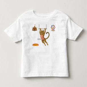 Lena leopard trapeze artist toddler T-Shirt