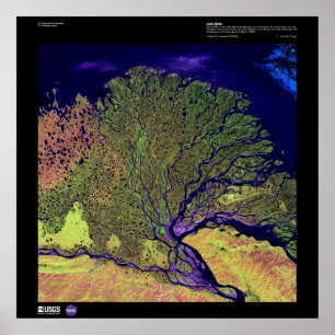 Lena River Delta Poster