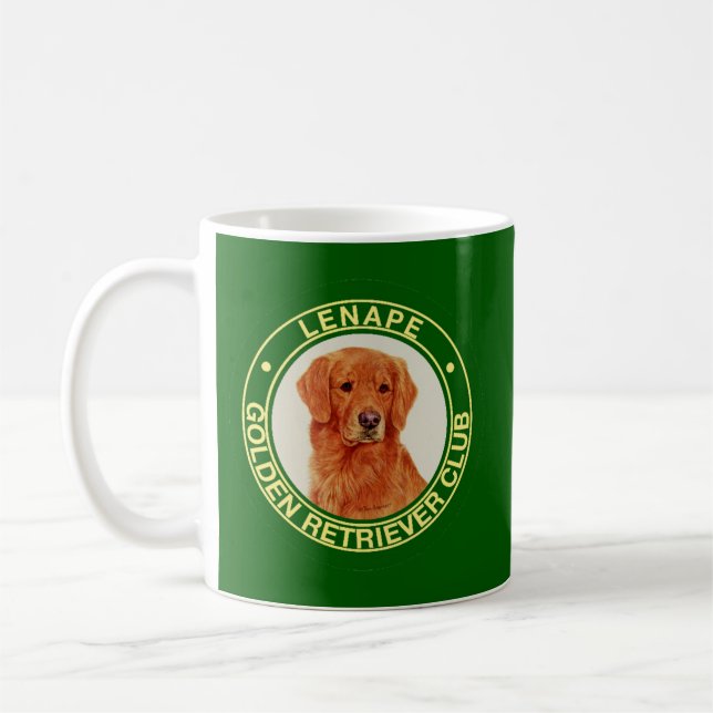 Lenape Golden Retriever Club Coffee Mug (Left)