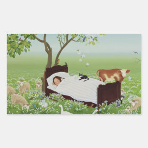 Lena's Dream Rectangular Sticker