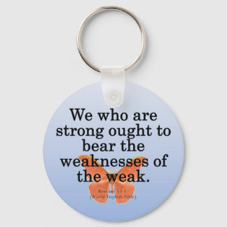 Lend a Helping Hand Romans 15-1 Key Ring