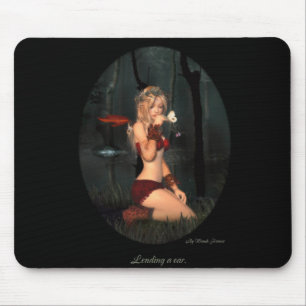 Lending a ear mouse pad