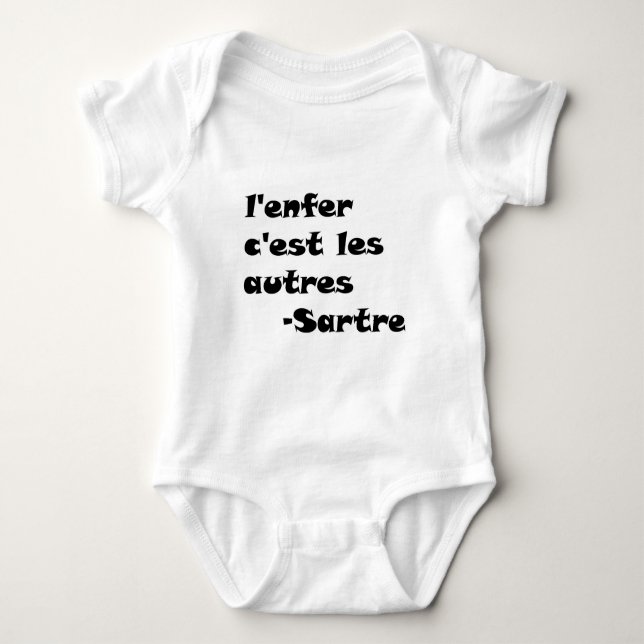 LenferCestLesAutres Baby Bodysuit (Front)