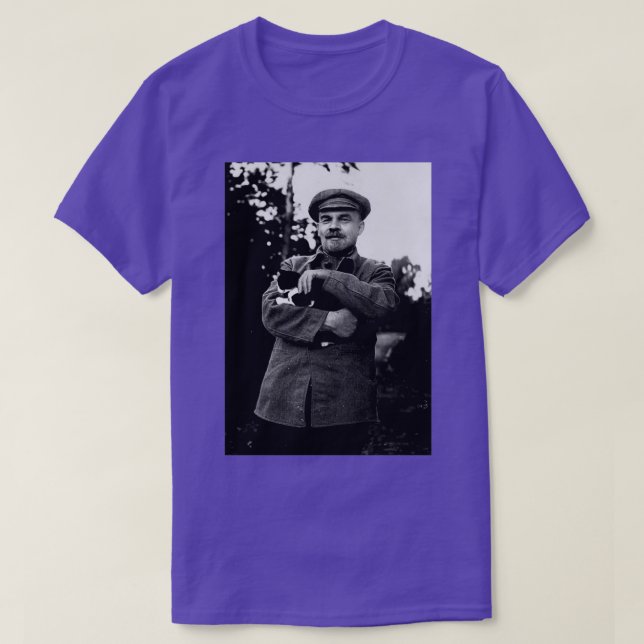 Lenin and cat  T-Shirt (Design Front)