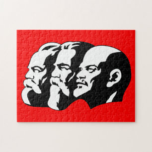 Lenin, Marx, Engels, Soviet Union, Communism Jigsaw Puzzle