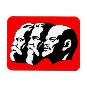 Lenin, Marx, Engels, Soviet Union, Communism Magnet