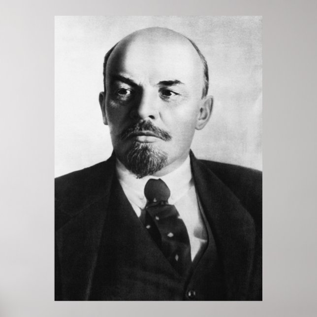 Lenin photo portrait poster (Front)