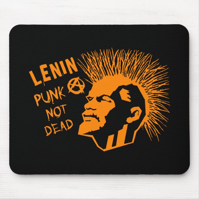 Lenin Punk Not Dead C Mouse Pad (Front)