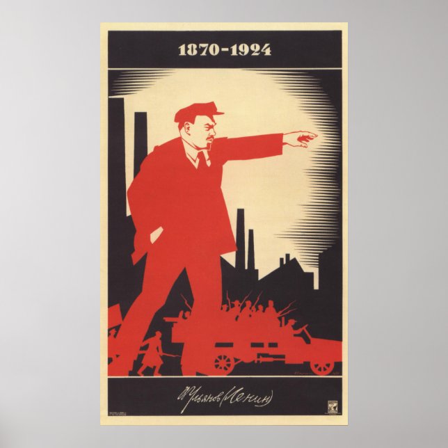 Lenin Soviet Poster (Front)