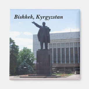 Lenin Statue, Bishkek, Kyrgyzstan Magnet