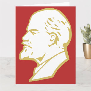Lenin, USSR, CCCP, Soviet Union, Communism Card