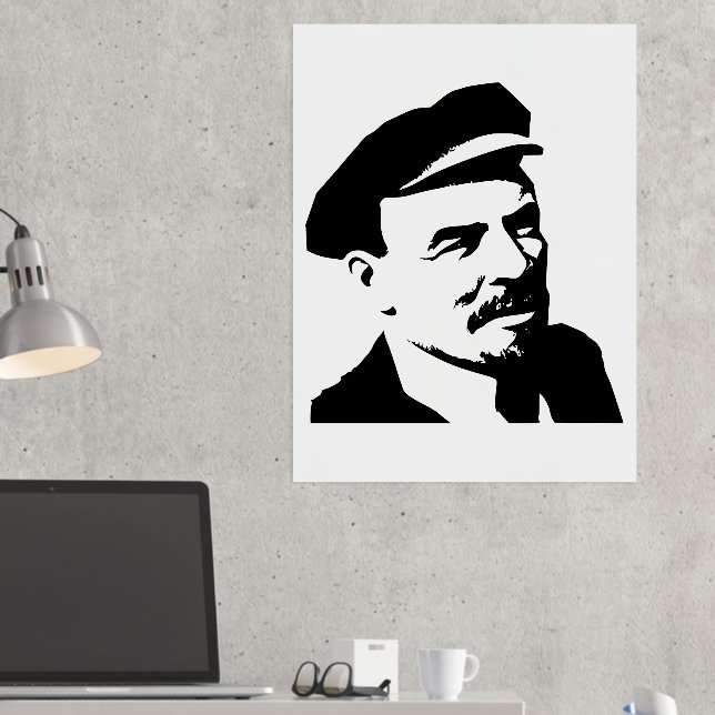 Lenin, USSR, CCCP, Soviet Union, Communism Foil Prints (In Situ (Desk 2))