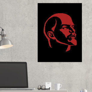 Lenin, USSR, CCCP, Soviet Union, Communism Foil Prints