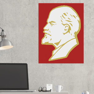 Lenin, USSR, CCCP, Soviet Union, Communism Foil Prints