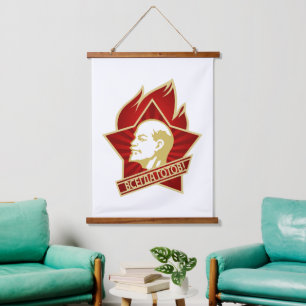 Lenin, USSR, CCCP, Soviet Union, Communism Hanging Tapestry