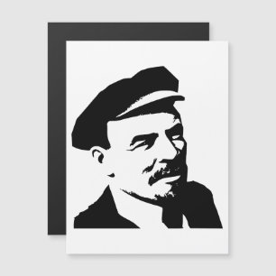 Lenin, USSR, CCCP, Soviet Union, Communism Magnetic Invitation