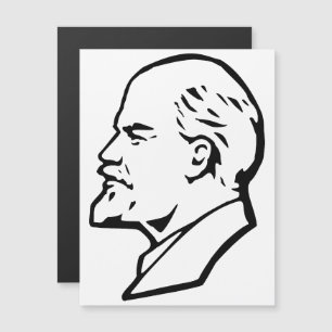 Lenin, USSR, CCCP, Soviet Union, Communism Magnetic Invitation