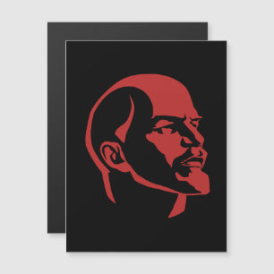 Lenin, USSR, CCCP, Soviet Union, Communism Magnetic Invitation
