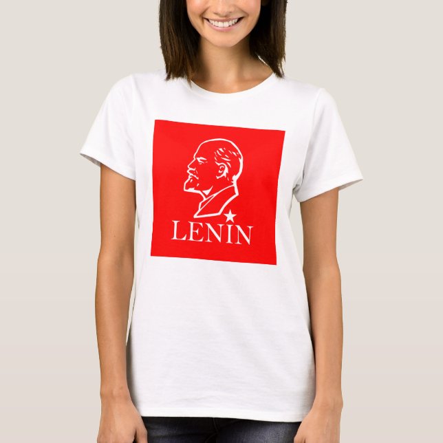 Lenin, USSR, CCCP, Soviet Union, Communism T-Shirt (Front)