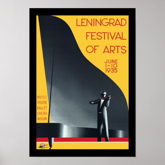 Leningrad Festival of the Arts Poster (Front)