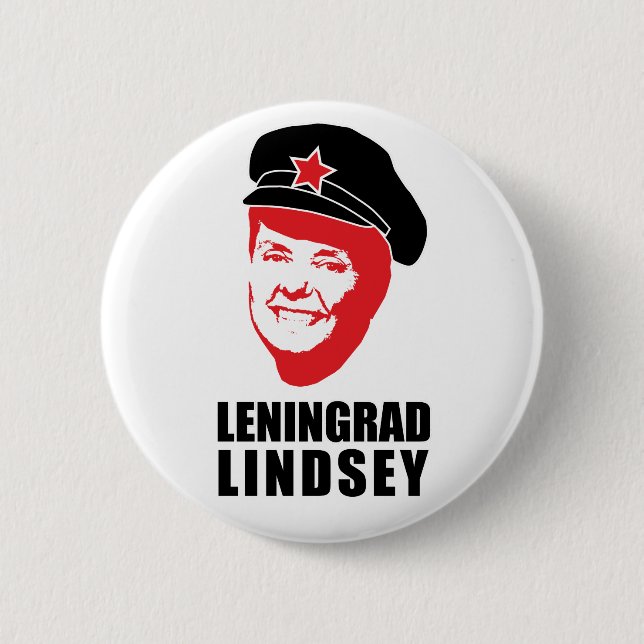 Leningrad Lindsey 6 Cm Round Badge (Front)