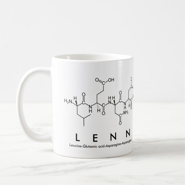 Lenn peptide name mug (Left)