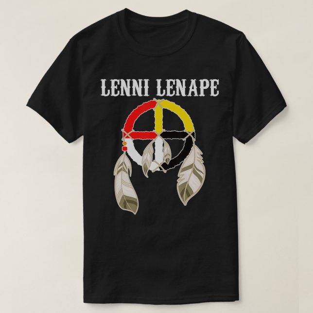 Lenni Lenape Delaware Native American Indians Medi T-Shirt (Design Front)