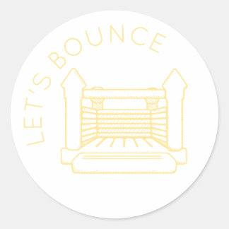 Lennon Bounce House "Let's Bounce" Sticker