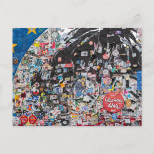 Lennon Wall in Prague - Czech Republic Postcard