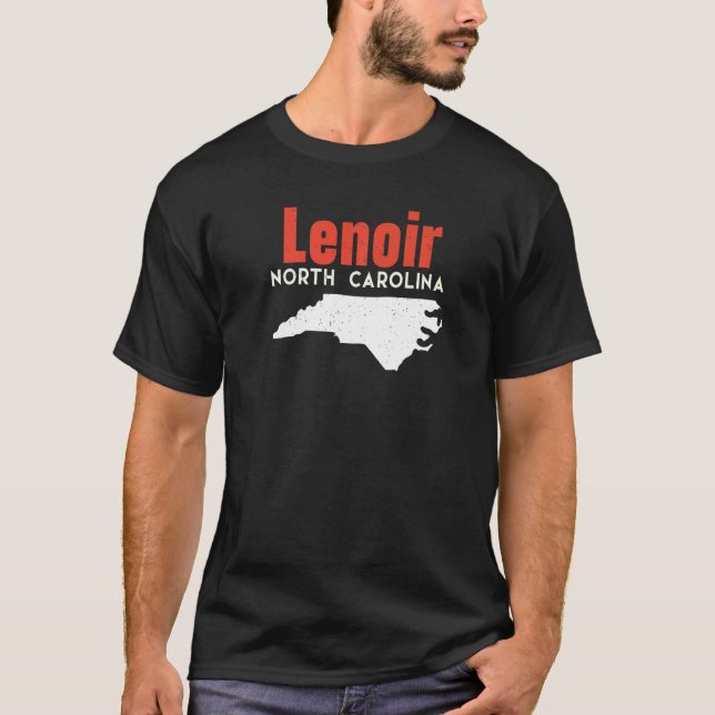 Lenoir North Carolina USA State America Travel   T-Shirt (Front)