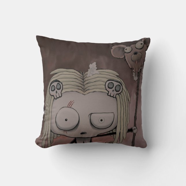 Lenore: Bear Hunter! Cushion (Front)