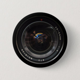 Lens 1 6 cm round badge
