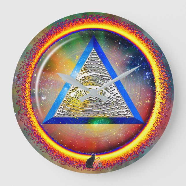 Lens Of Porvidence Wall Clock (Front)