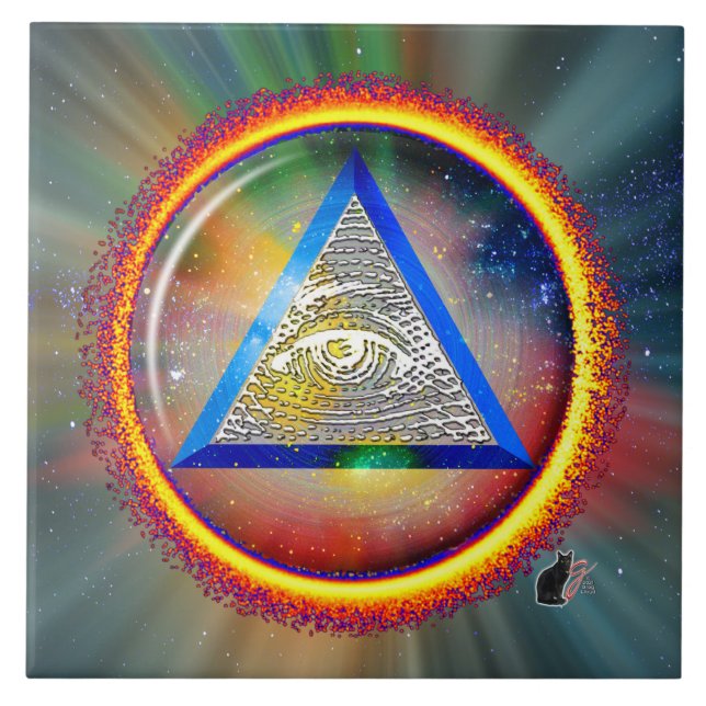 Lens of Providence Ceramic Tile (Front)