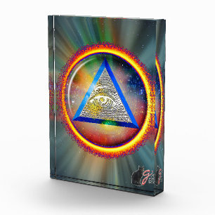 Lens Of Providence Colour Illus. Acrylic Block