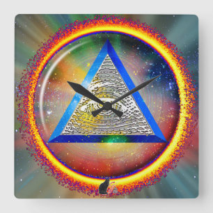 Lens Of Providence Wall Clock