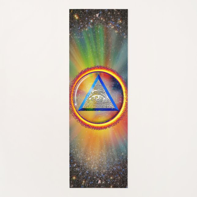 Lens of Providence Yoga Mat (Front)